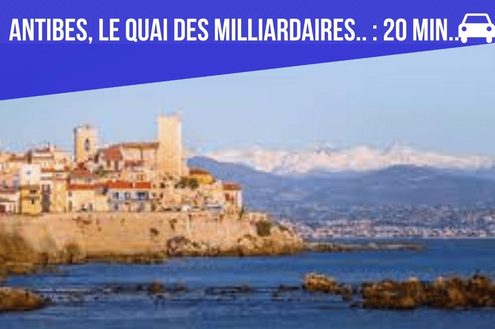 Appartamento Bed & Breakfast Les Hauts De Cagnes Vue Mer Et Montagne Esterno foto