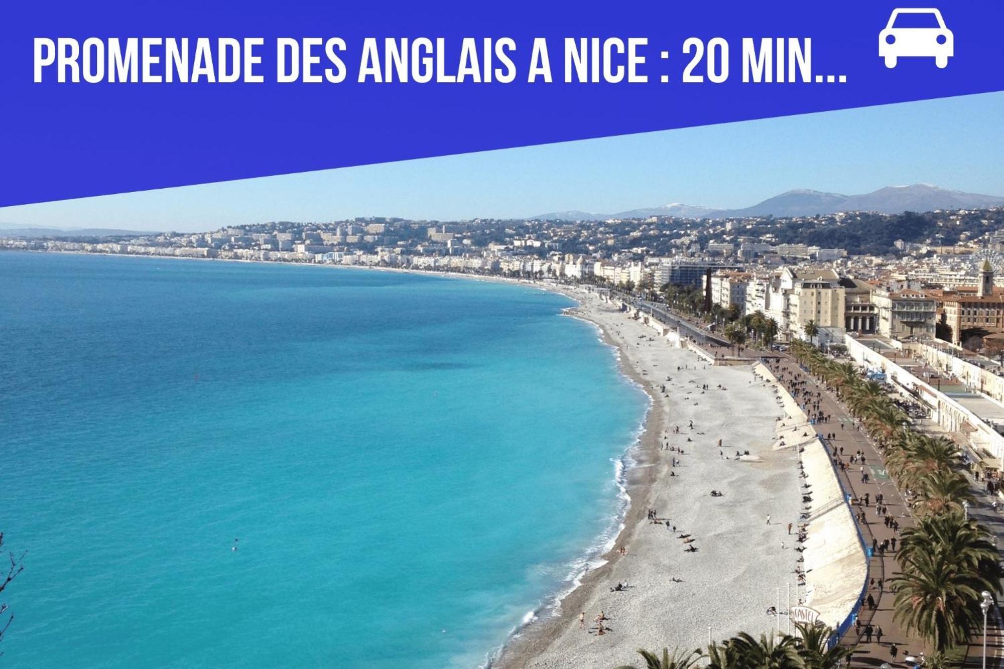 Appartamento Bed & Breakfast Les Hauts De Cagnes Vue Mer Et Montagne Esterno foto